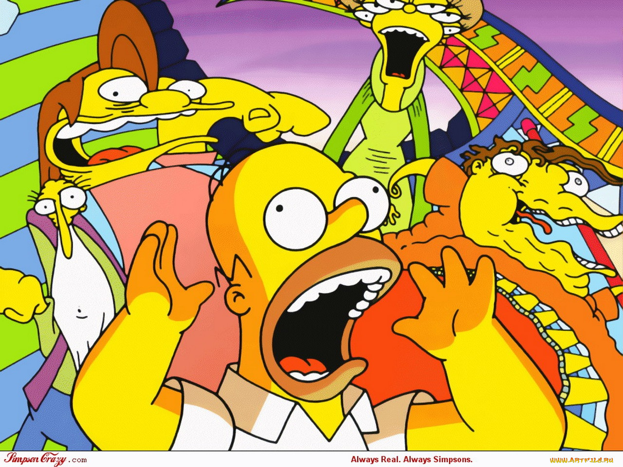 , the, simpsons